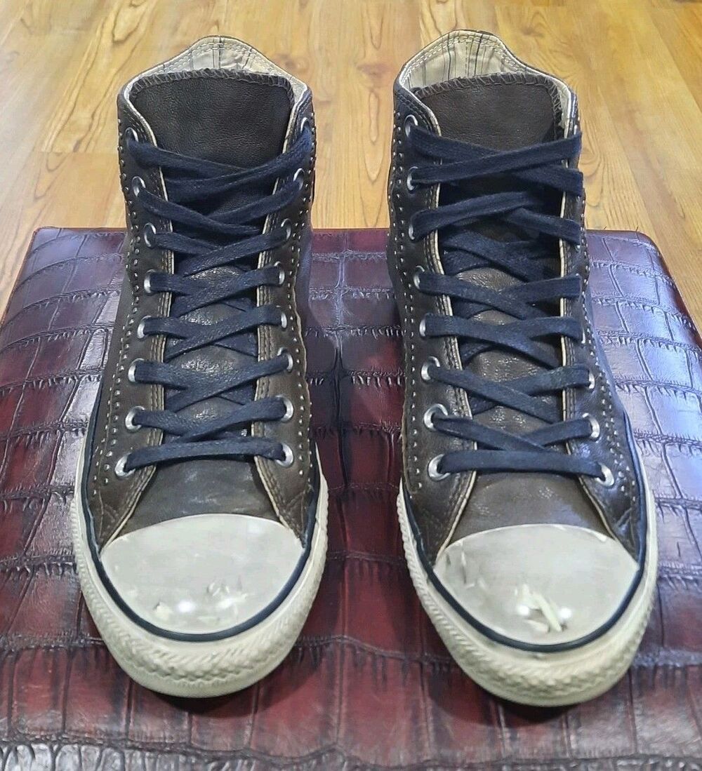 Converse x John Varvatos Chuck Taylor Split Seam Leather High Top Studded Men 9
